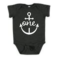 thumbnail image 1 of Inktastic 1st Birthday Anchor Nautical Boys or Girls Baby Bodysuit, 1 of 5