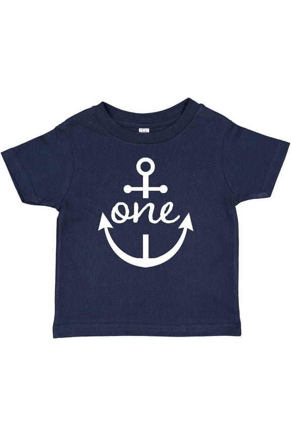 1st Birthday Anchor Nautical Boys or Girls Baby T-Shirt