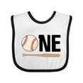 thumbnail image 1 of Inktastic 1st Birthday Baseball Boys First Boys or Girls Baby Bib, 1 of 4