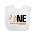 thumbnail image 1 of Inktastic 1st Birthday Baseball Boys First Boys or Girls Baby Bib, 1 of 4