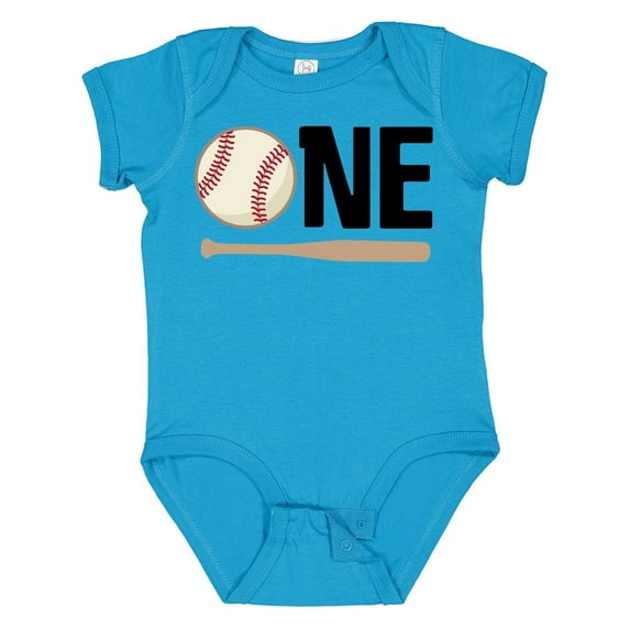 Inktastic 1st Birthday Baseball Boys First Boys or Girls Baby Bodysuit