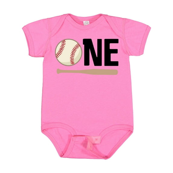Inktastic 1st Birthday Baseball Boys First Boys or Girls Baby Bodysuit