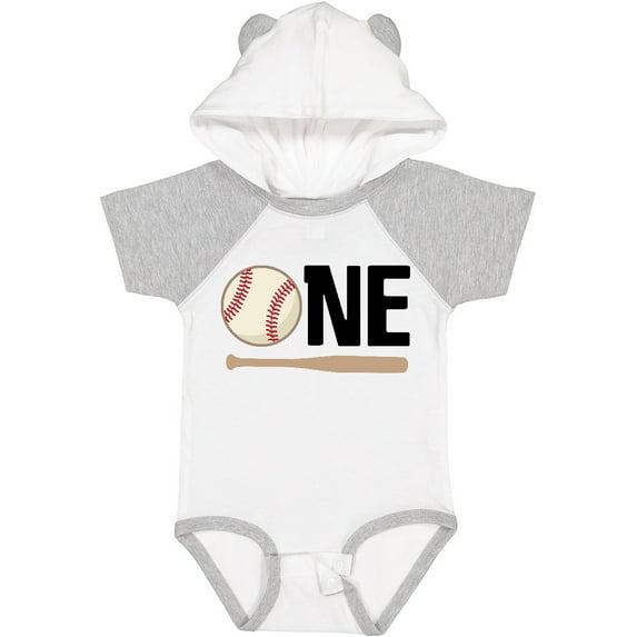 Inktastic 1st Birthday Baseball Boys First Boys or Girls Baby Bodysuit