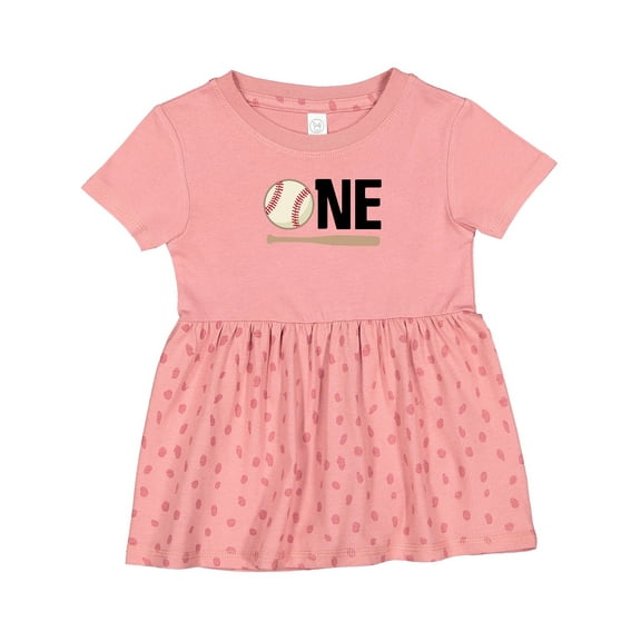 Inktastic 1st Birthday Baseball Boys First Girls Baby Dress