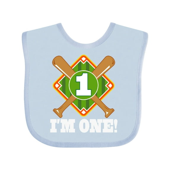 Inktastic 1st Birthday Baseball Party Boys Boys Baby Bib