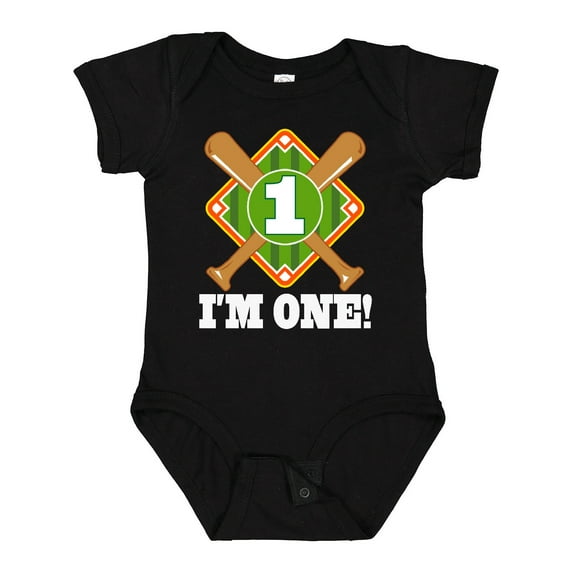 Inktastic 1st Birthday Baseball Party Boys Boys Baby Bodysuit