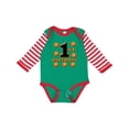 thumbnail image 1 of Inktastic 1st Birthday Basketball Boys or Girls Long Sleeve Baby Bodysuit, 1 of 5