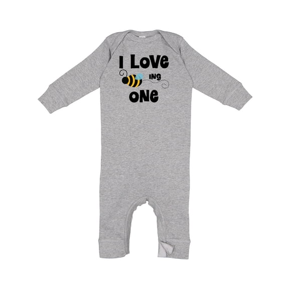 Inktastic 1st Birthday Bee Baby Romper Coveralls