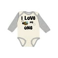 thumbnail image 1 of Inktastic 1st Birthday Bee Boys or Girls Long Sleeve Baby Bodysuit, 1 of 5