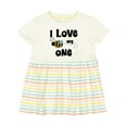 thumbnail image 1 of Inktastic 1st Birthday Bee Girls Baby Dress, 1 of 5