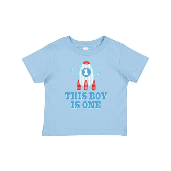 Inktastic 1st Birthday Boy Rocket Ship Boys Baby T-Shirt