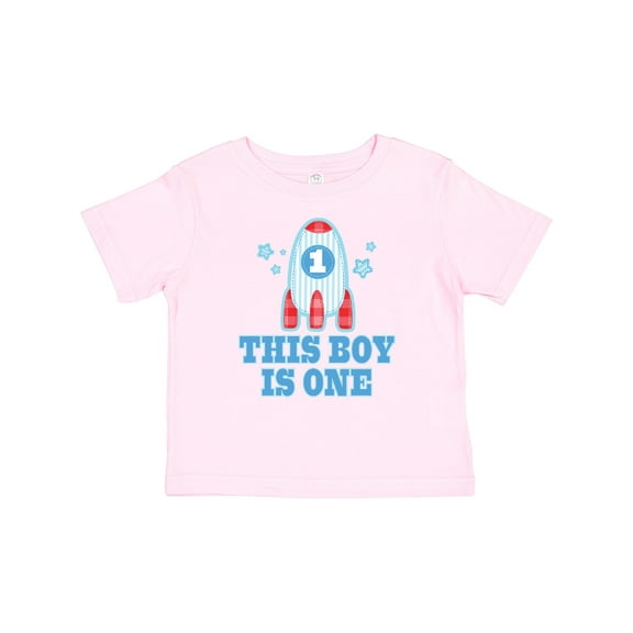 Inktastic 1st Birthday Boy Rocket Ship Boys Baby T-Shirt