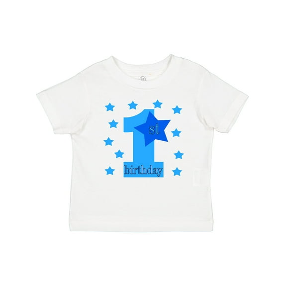 Inktastic 1st Birthday Boy Stars Boys Baby T-Shirt