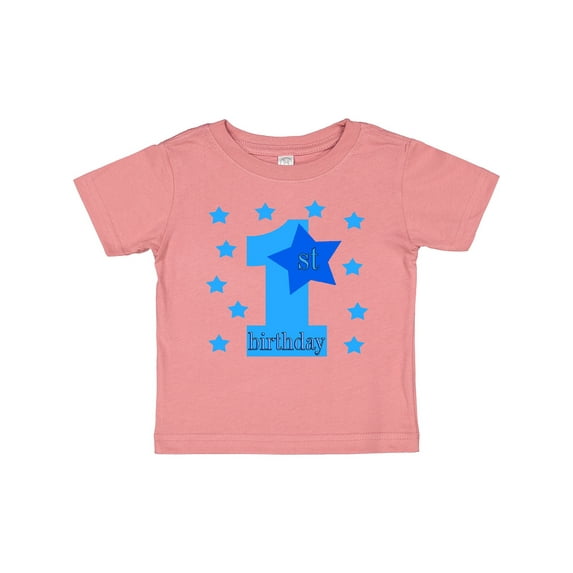 Inktastic 1st Birthday Boy Stars Boys Baby T-Shirt