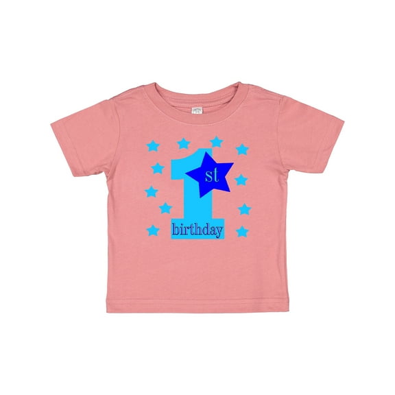 Inktastic 1st Birthday Boy Stars Boys Baby T-Shirt