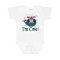 thumbnail image 1 of Inktastic 1st Birthday Boys Helicopter 1 Year Old Boys Baby Bodysuit, 1 of 5