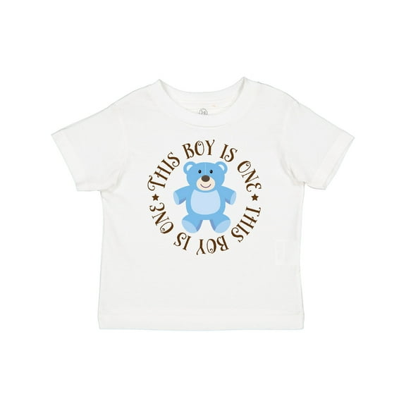 Inktastic 1st Birthday Boys Teddy Bear Boys Baby T-Shirt