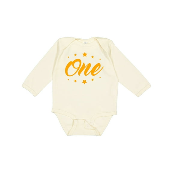Inktastic 1st Birthday Boys or Girls Long Sleeve Baby Bodysuit