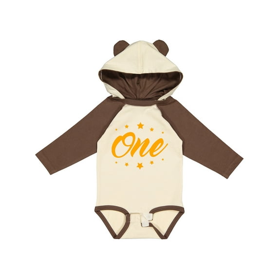 Inktastic 1st Birthday Boys or Girls Long Sleeve Baby Bodysuit