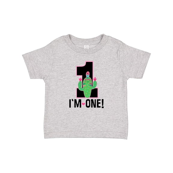 Inktastic 1st Birthday Cactus Cute Girls 1 Year Old Girls Baby T-Shirt