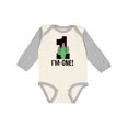 thumbnail image 1 of Inktastic 1st Birthday Cactus Cute Girls 1 Year Old Girls Long Sleeve Baby Bodysuit, 1 of 5