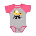 thumbnail image 1 of Inktastic 1st Birthday Construction Truck Boy Boys Baby Bodysuit, 1 of 5