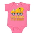 thumbnail image 1 of Inktastic 1st Birthday Construction Truck Cement Mixer Boys or Girls Baby Bodysuit, 1 of 5