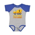 thumbnail image 1 of Inktastic 1st Birthday Construction Truck Cement Mixer Boys or Girls Baby Bodysuit, 1 of 5