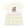 thumbnail image 1 of Inktastic 1st Birthday Cottagecore Baby Girl Deer Girls Baby Dress, 1 of 5