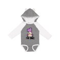 thumbnail image 1 of Inktastic 1st Birthday Cow Farm Party Girls 1 Year Old Girls Long Sleeve Baby Bodysuit, 1 of 5