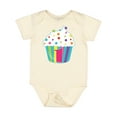 thumbnail image 1 of Inktastic 1st Birthday Cupcake Boys or Girls Baby Bodysuit, 1 of 5