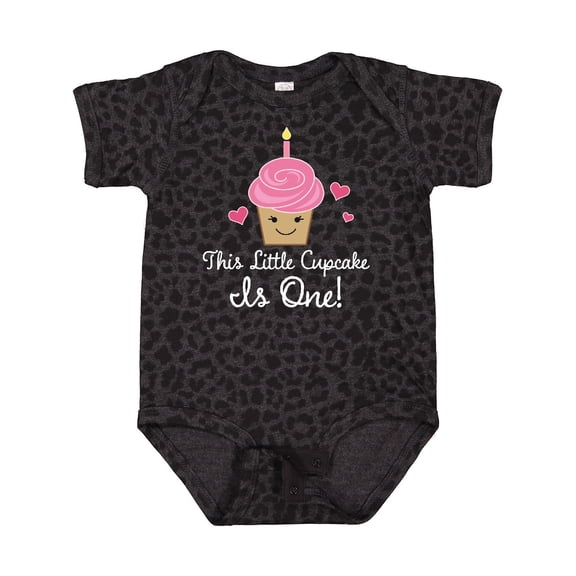 Inktastic 1st Birthday Cupcake Girls Cute Girls Baby Bodysuit