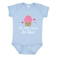 thumbnail image 1 of Inktastic 1st Birthday Cupcake Girls Cute Girls Baby Bodysuit, 1 of 5