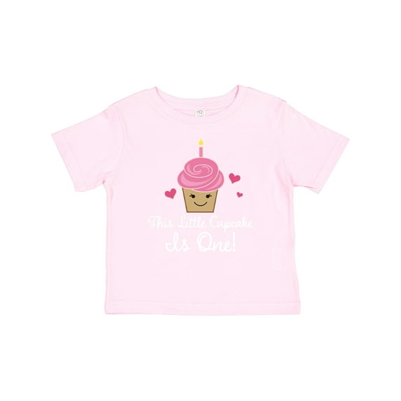 Inktastic 1st Birthday Cupcake Girls Cute Girls Baby T-Shirt