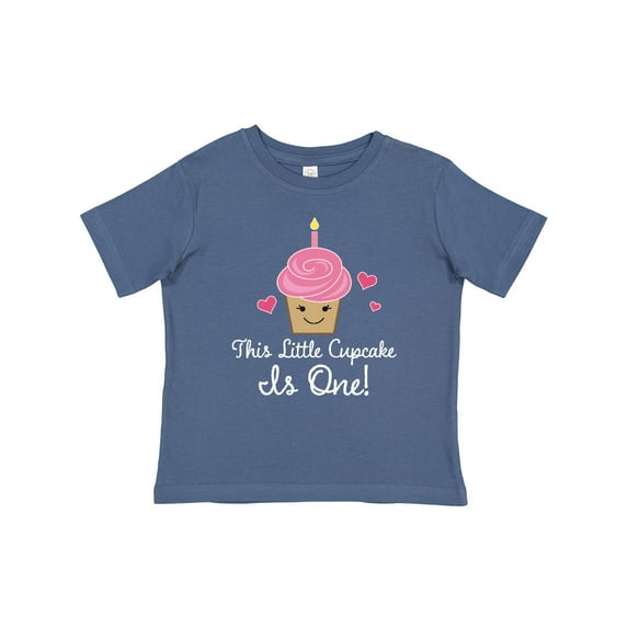 Inktastic 1st Birthday Cupcake Girls Cute Girls Baby T-Shirt
