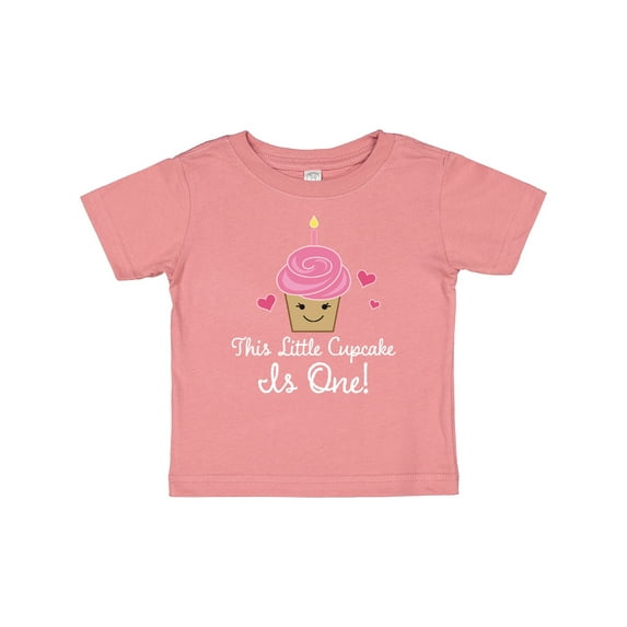 Inktastic 1st Birthday Cupcake Girls Cute Girls Baby T-Shirt