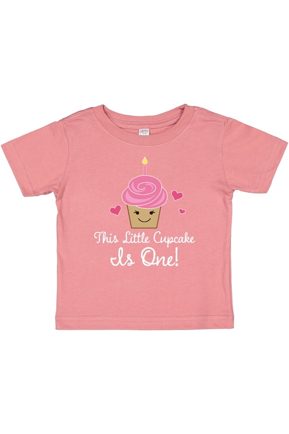 1st Birthday Cupcake Girls Cute Girls Baby T-Shirt