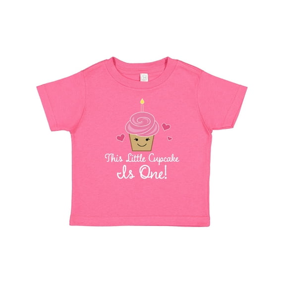 Inktastic 1st Birthday Cupcake Girls Cute Girls Baby T-Shirt