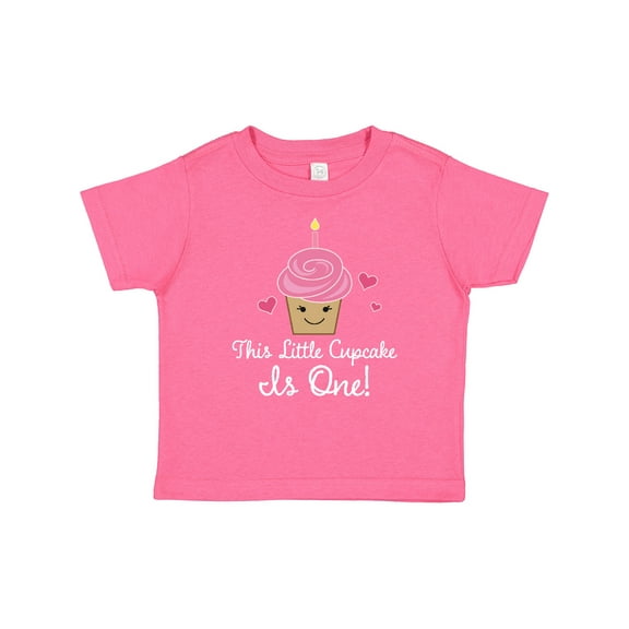 Inktastic 1st Birthday Cupcake Girls Cute Girls Baby T-Shirt