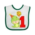 thumbnail image 1 of Inktastic 1st Birthday Cute Dinosaur Boys or Girls Baby Bib, 1 of 4