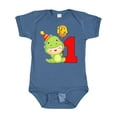 thumbnail image 1 of Inktastic 1st Birthday Cute Dinosaur Boys or Girls Baby Bodysuit, 1 of 5