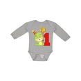 thumbnail image 1 of Inktastic 1st Birthday Cute Dinosaur Boys or Girls Long Sleeve Baby Bodysuit, 1 of 5