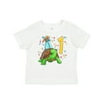 thumbnail image 1 of Inktastic 1st Birthday Cute Turtle in Party Hat with Confetti Boys or Girls Baby T-Shirt, 1 of 5