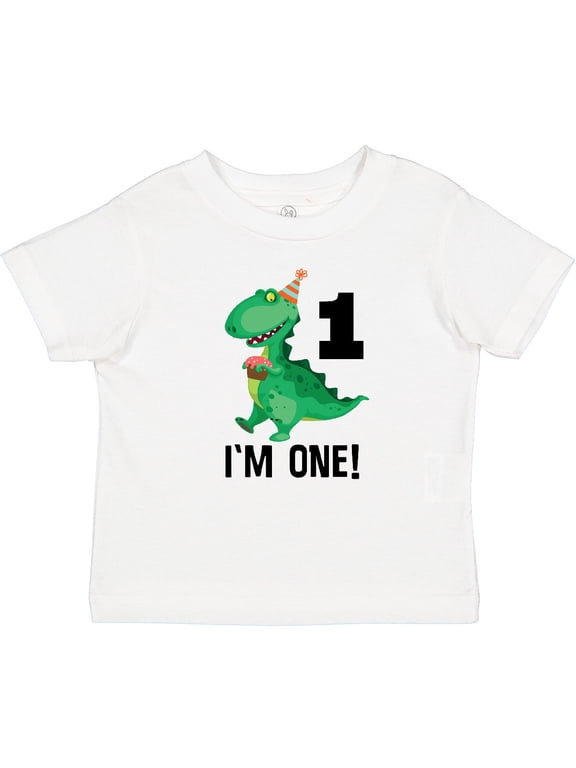 1st Birthday Dinosaur 1 Year Old Boy Boys Baby T-Shirt