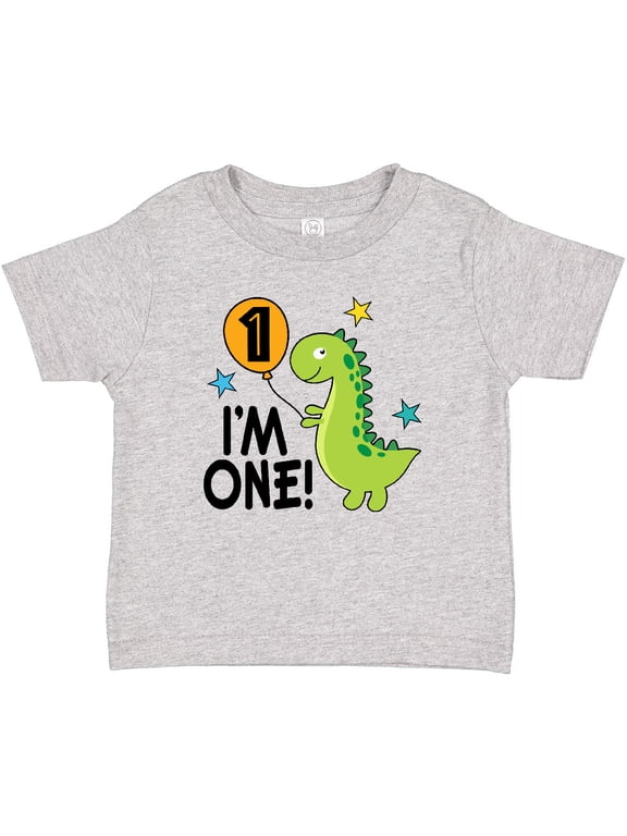 1st Birthday Dinosaur 1 Year Old Boy Boys or Girls Baby T-Shirt