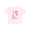 thumbnail image 1 of Inktastic 1st Birthday Fairy with Mushrooms and Flowers Boys or Girls Baby T-Shirt, 1 of 5