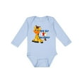 thumbnail image 1 of Inktastic 1st Birthday Giraffe Boys or Girls Long Sleeve Baby Bodysuit, 1 of 5