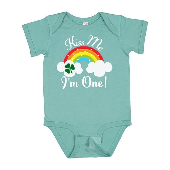 Inktastic 1st Birthday Kiss Me Im One Boys or Girls Baby Bodysuit