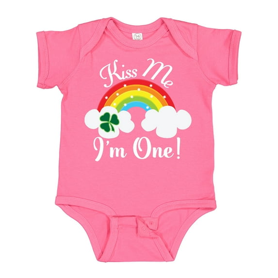 Inktastic 1st Birthday Kiss Me Im One Boys or Girls Baby Bodysuit