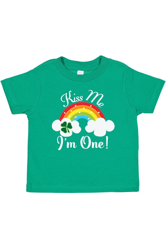 1st Birthday Kiss Me Im One Boys or Girls Baby T-Shirt